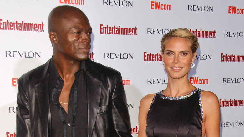 Seal and Heidi Klum at event