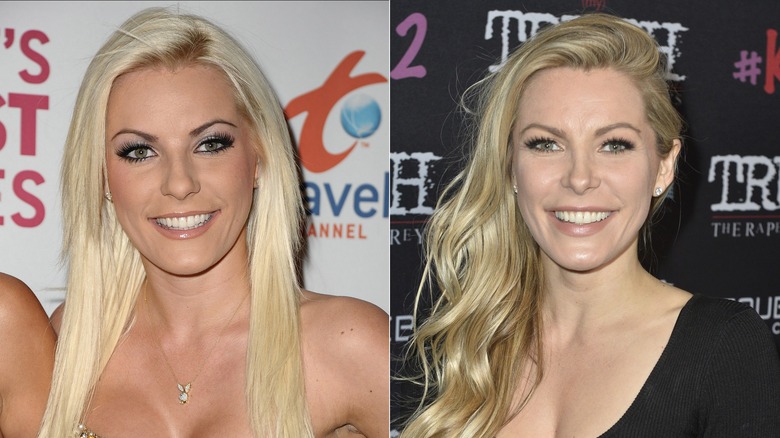 Crystal Hefner then and now