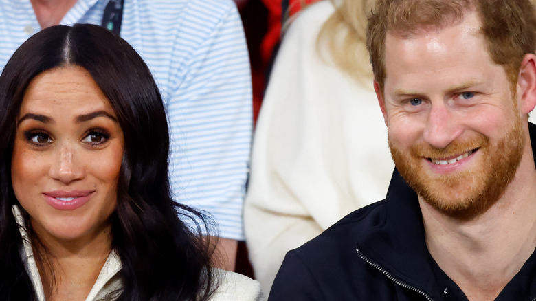 Meghan Markle and Prince Harry smiling