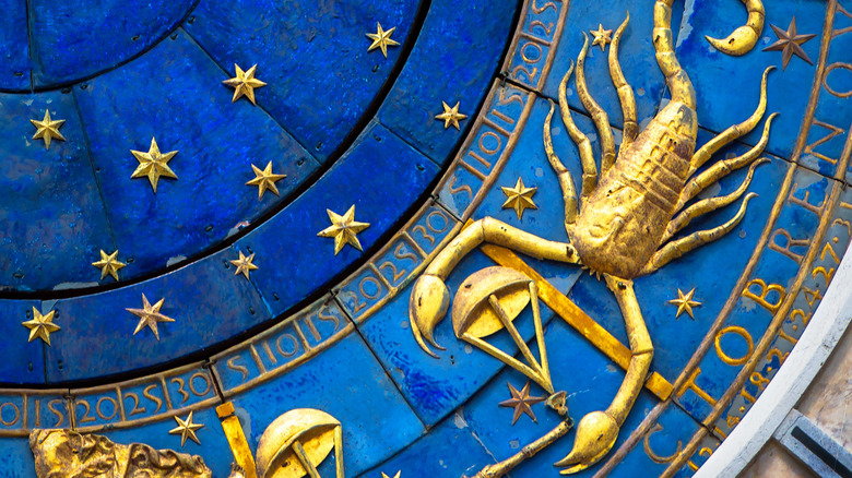 Scorpio on zodiac signs chart