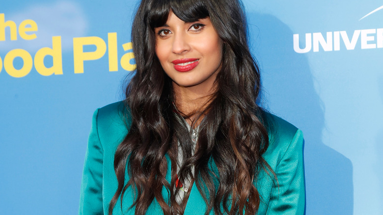 Jameela Jamil smiling