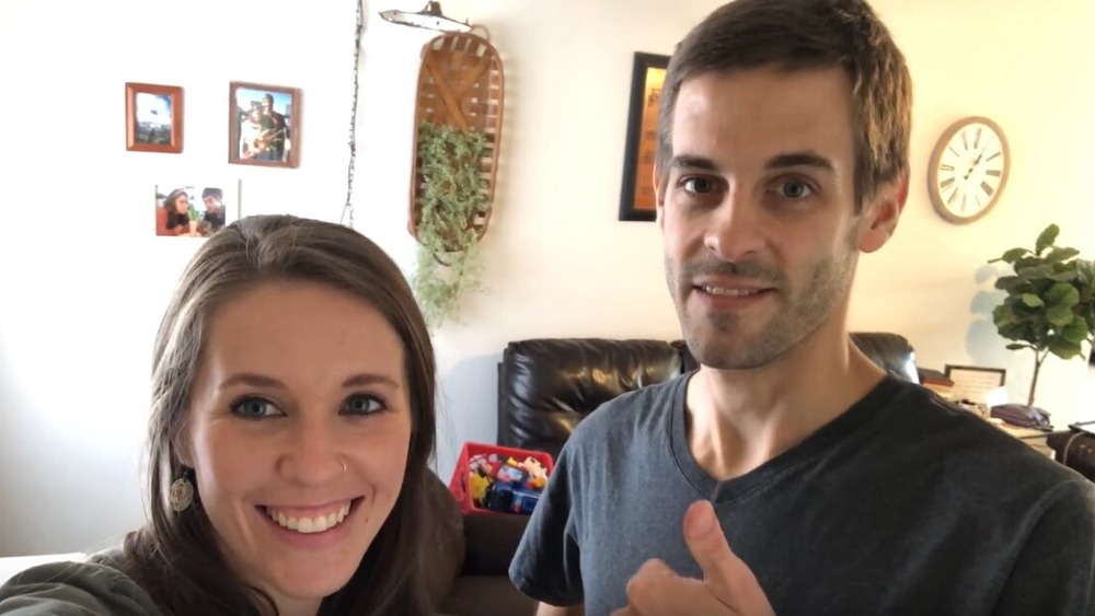 Jill Duggar with her new nose ring and her husband, Derick Dillard