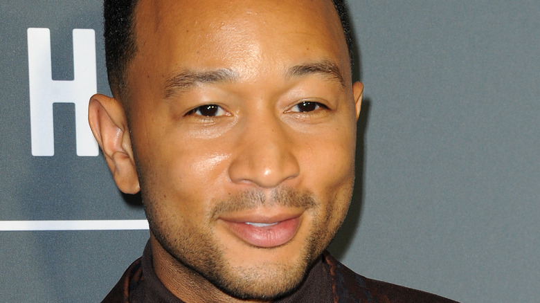 John Legend smiling red carpet