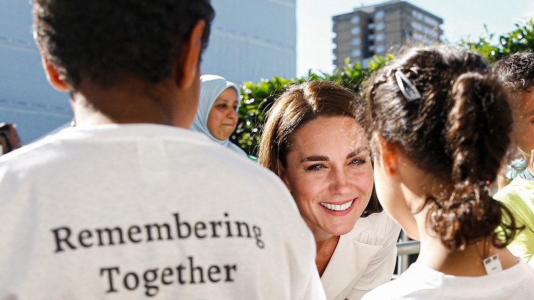 Kate Middleton with children 