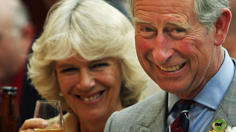 Camilla and Charles toast