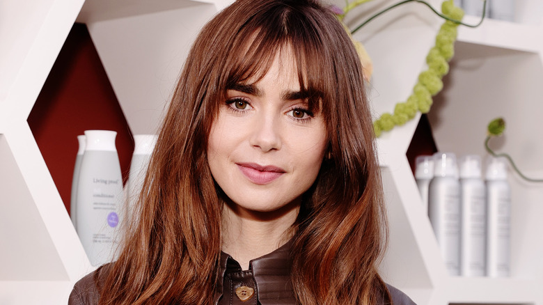 Lily Collins at Living Proof event 