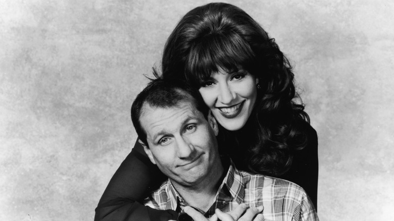 Ed O'Neill and Katey Sagal as Al and Peggy Bundy