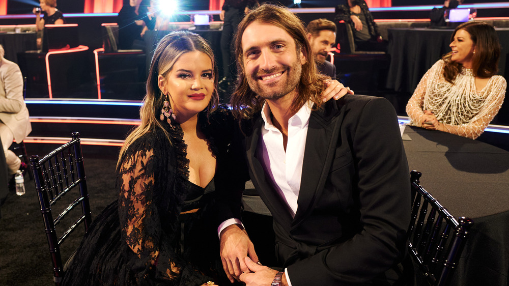 Maren Morris and Ryan Hurd smiling