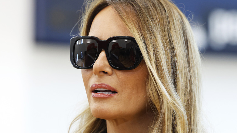 Melania Trump wearing sunglasses