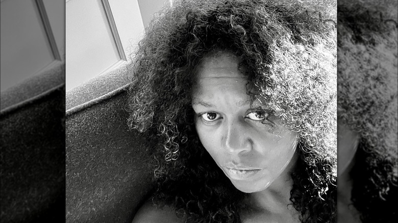 Michelle Obama natural hair selfie