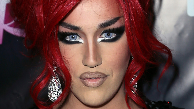 Adore Delano poses on the red carpet
