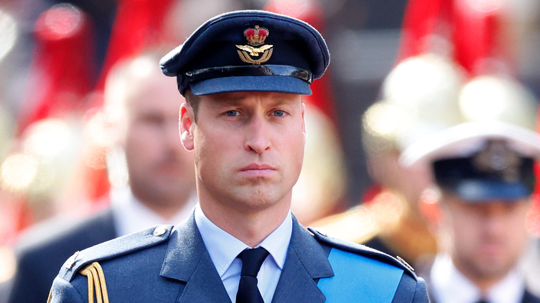 Prince William at funeral of Queen Elizabeth II