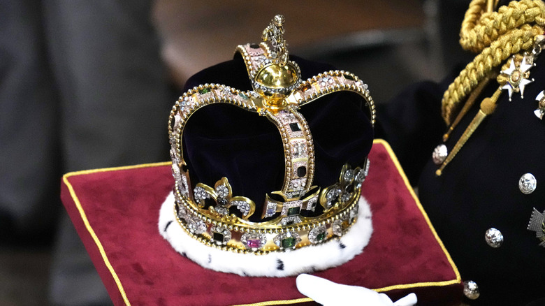 The crown during King Charles' coronation