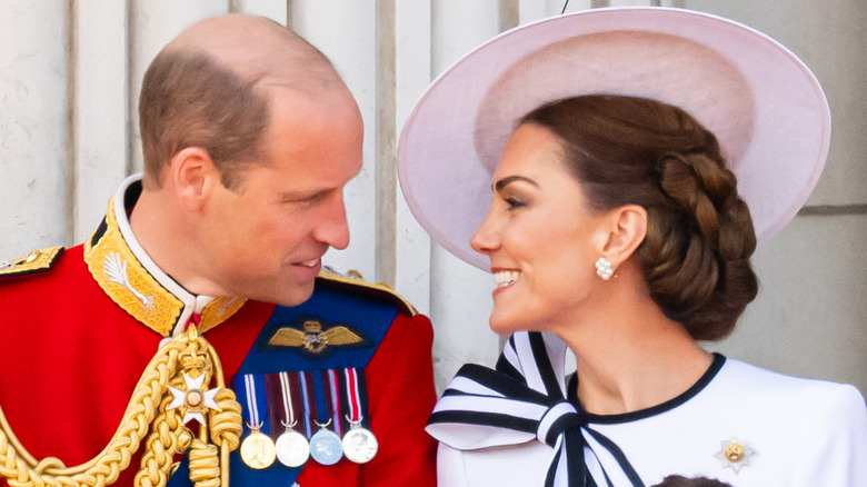 Prince William and Kate Middleton at Trooping the Colour