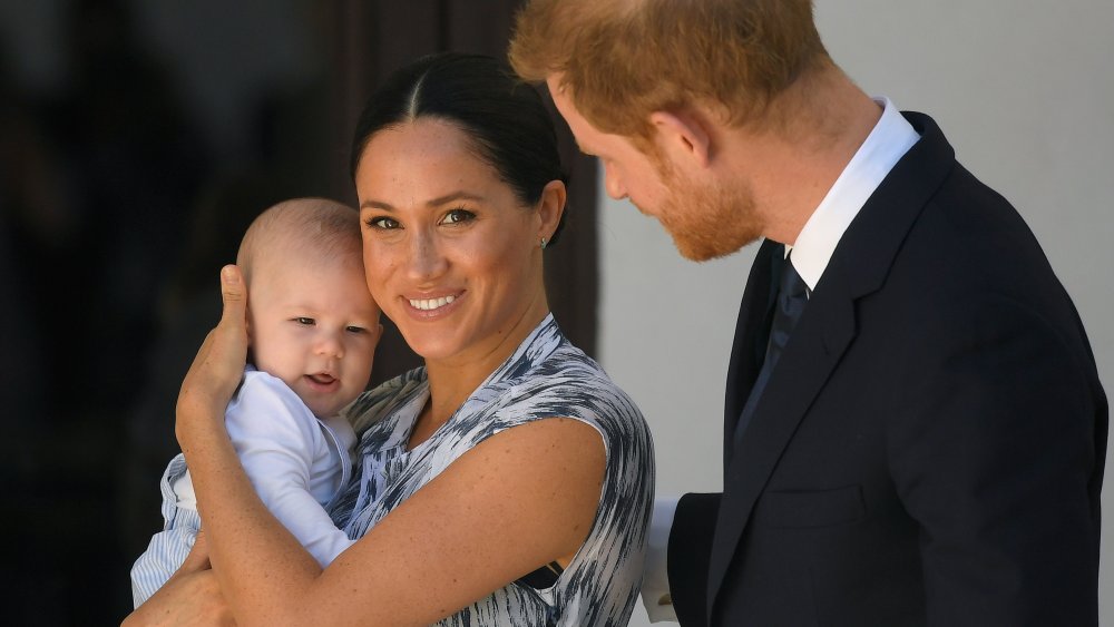 Meghan, Archie and Prince Harry in Africa