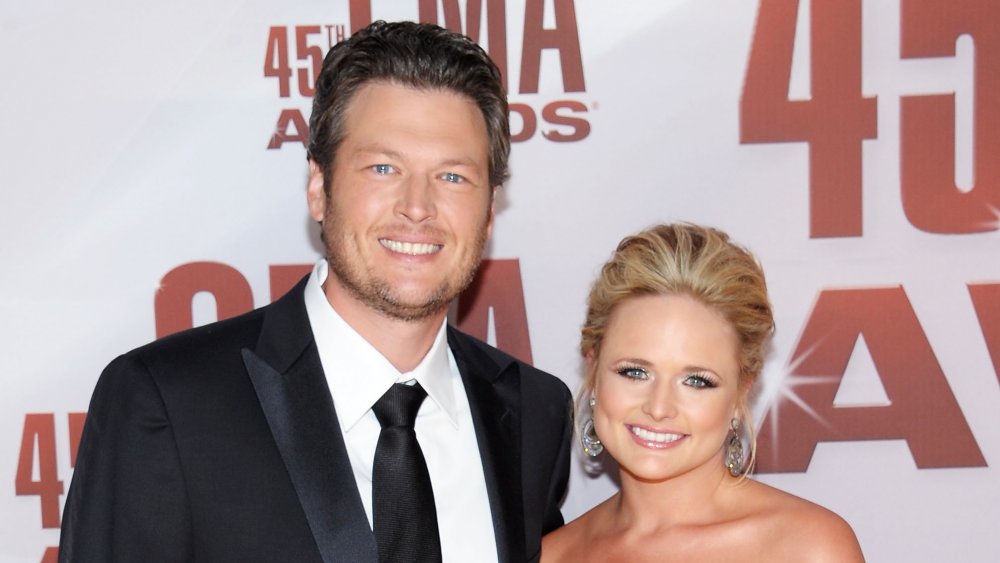 Miranda Lambert and Blake Shelton at the 2011 CMAs