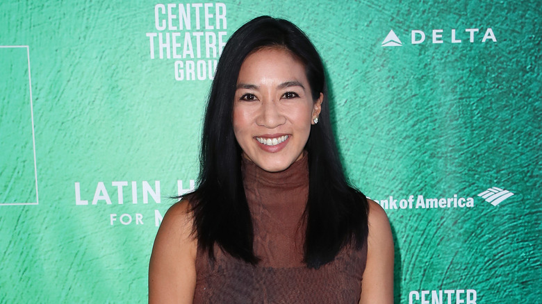 Michelle Kwan attending an event