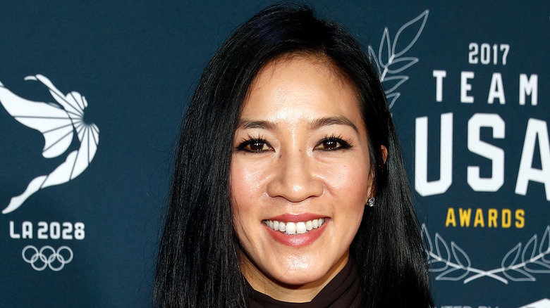 Michelle Kwan attending an event