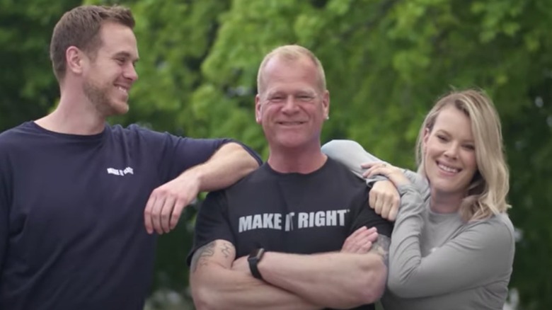 Mike Holmes Jr., Mike Holmes, Sherry Holmes