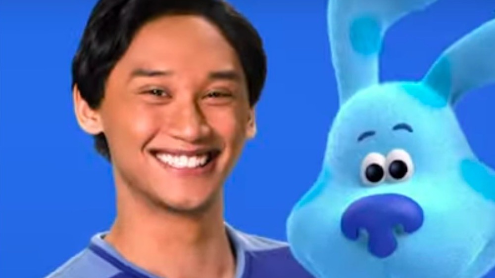Josh Dela Cruz and Blue on Blue's Clues and You