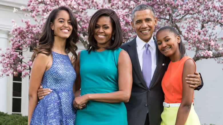 Obama family at White House