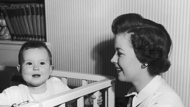 Shirley Temple and Susan Agar smiling 