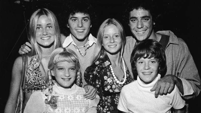 The Brady Bunch cast smiling