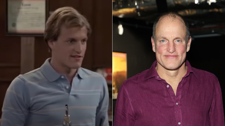 Woody Harrelson then and now