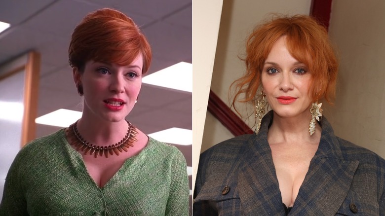 Christina Hendricks then and now