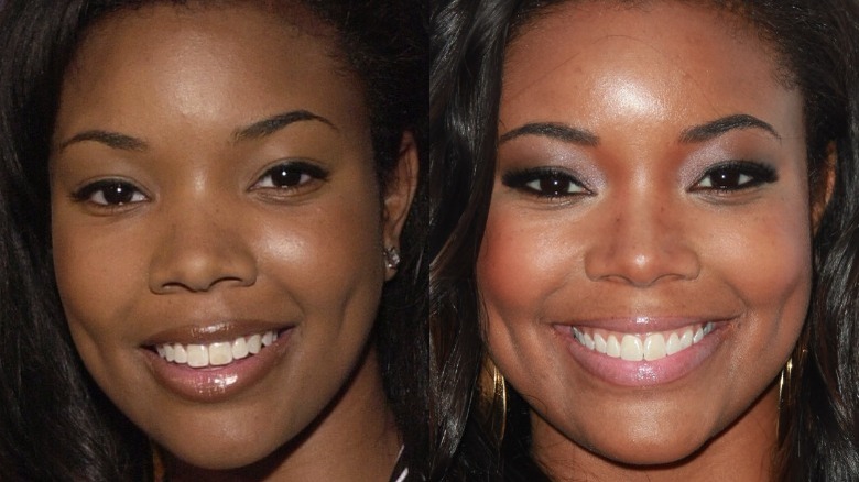 Gabrielle Union then and now