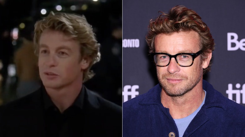 Simon Baker then and now