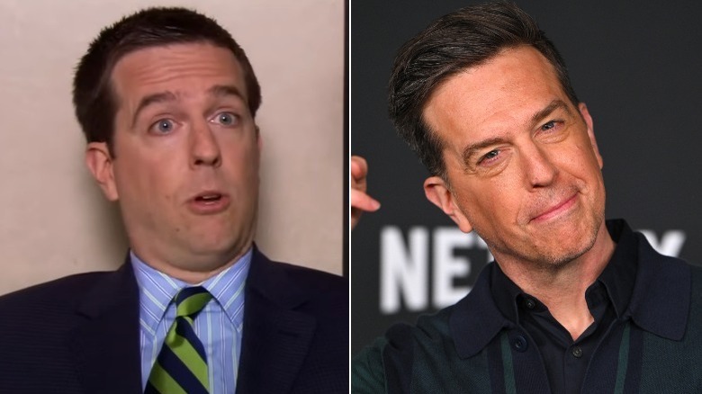 Ed Helms then and now