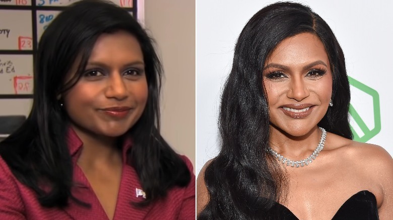 Mindy Kaling then and now