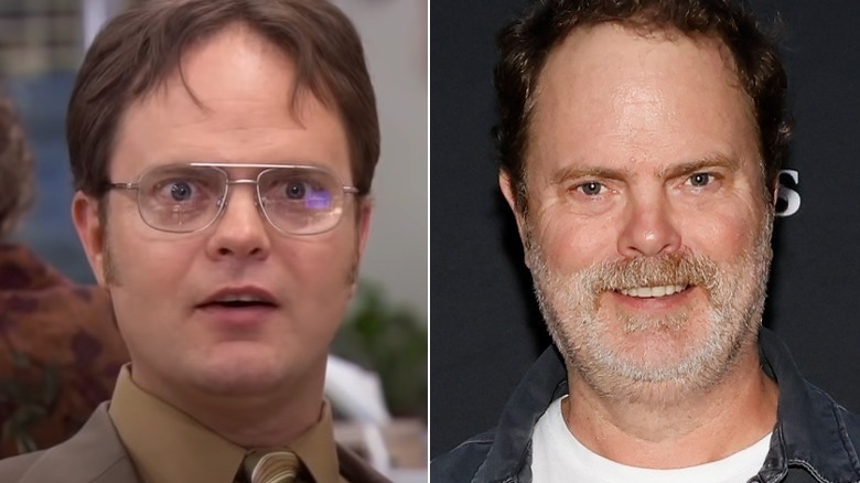 Rainn Wilson then and now