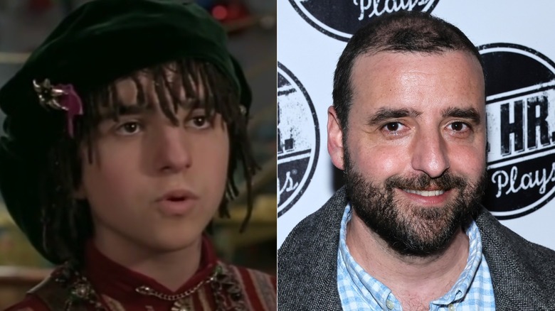 David Krumholtz acting in The Santa Clause and smiling now
