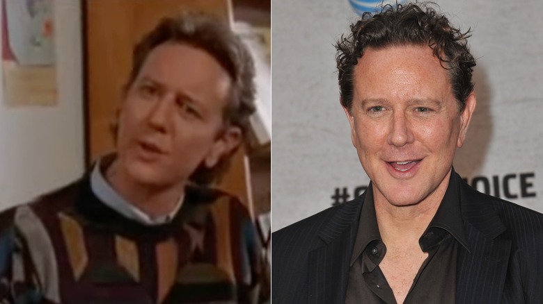 Judge Reinhold acting in The Santa Clause and smiling now