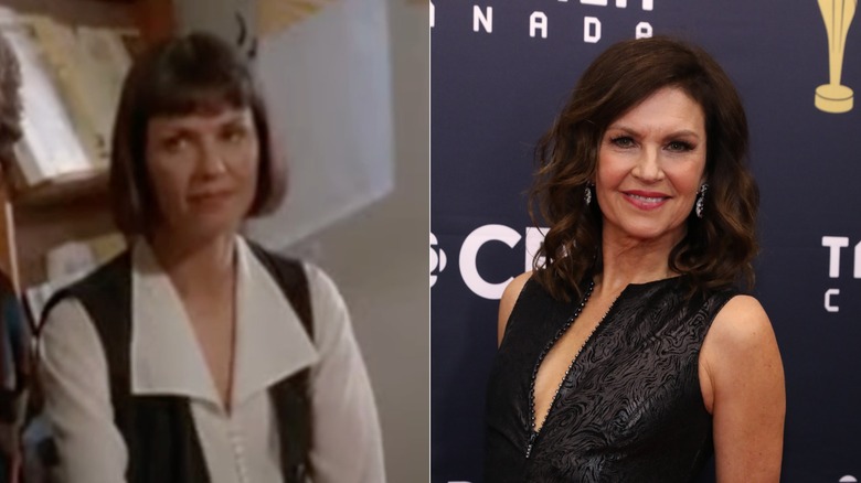 Wendy Crewson acting in The Santa Clause then and smiling now