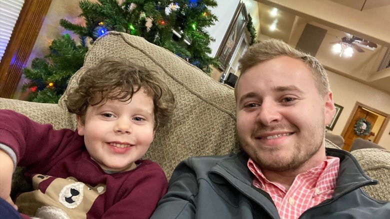 Jed Duggar with nephew