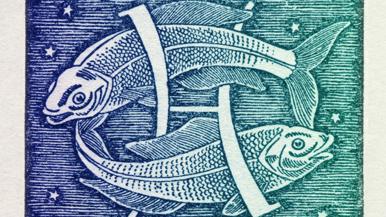 The Pisces fish symbol