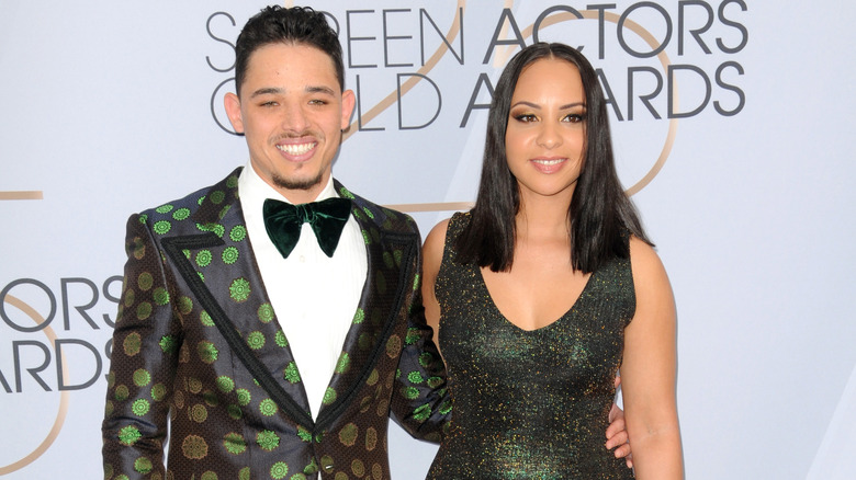 Anthony Ramos and Jasmine Cephas at SAG Awards