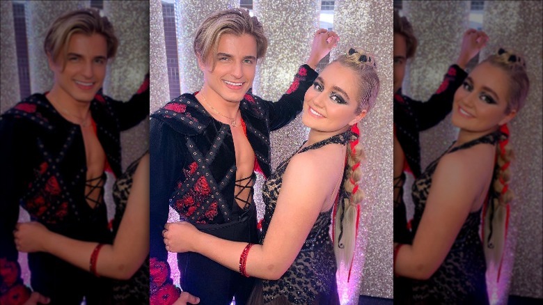 Matilda Ramsay with her Stricly Come Dancing partner Nikita Kuzmin