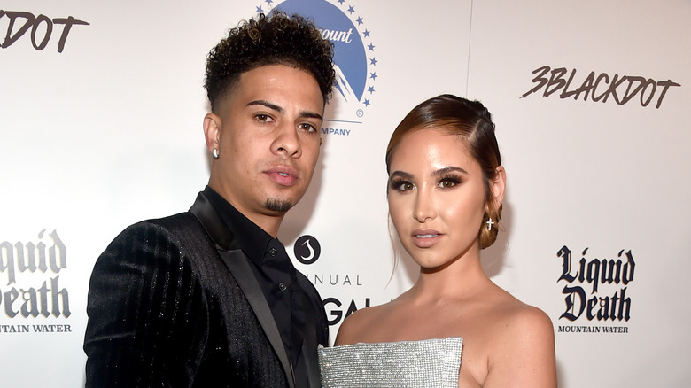 Catherine Paiz and her husband attending an event