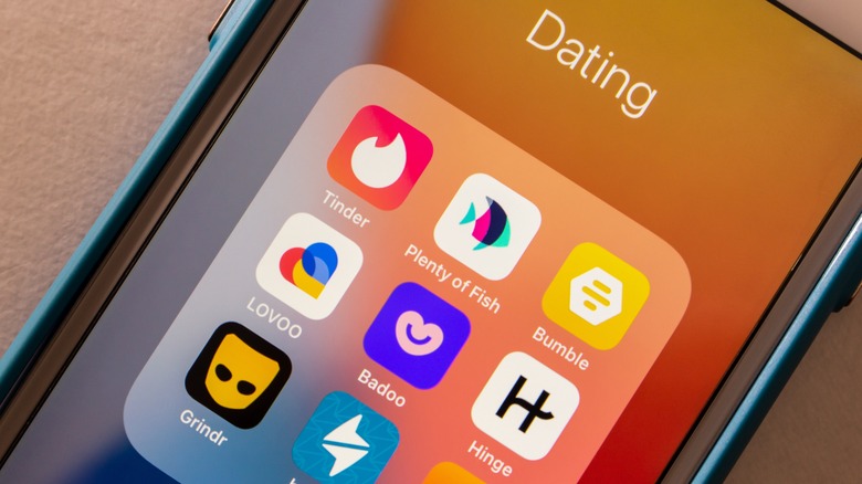 Dating apps on phone