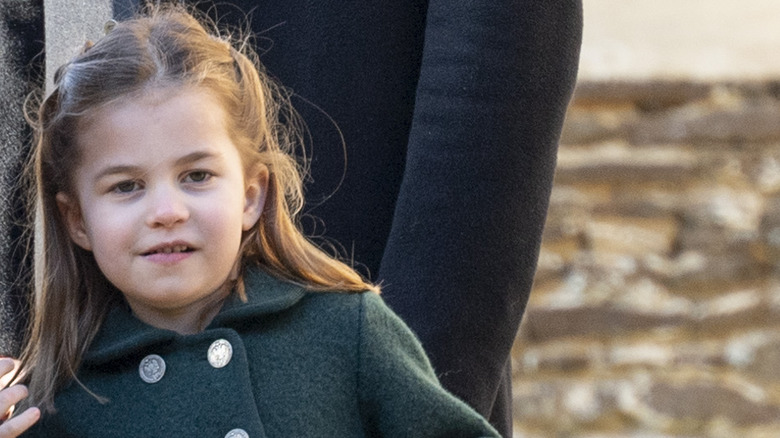 Princess Charlotte green coat