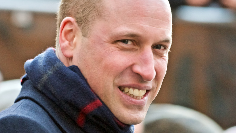 Prince William smiling