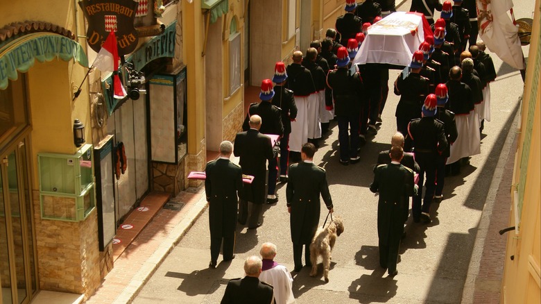 Rainier's procession