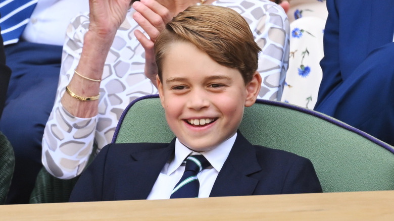 Prince George laughing 