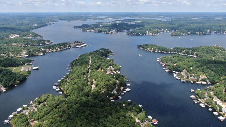 Lake of the Ozarks aerial view