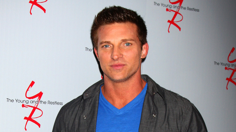 Steve Burton on the red carpet