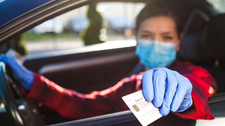  Vaccination card shown at checkpoint